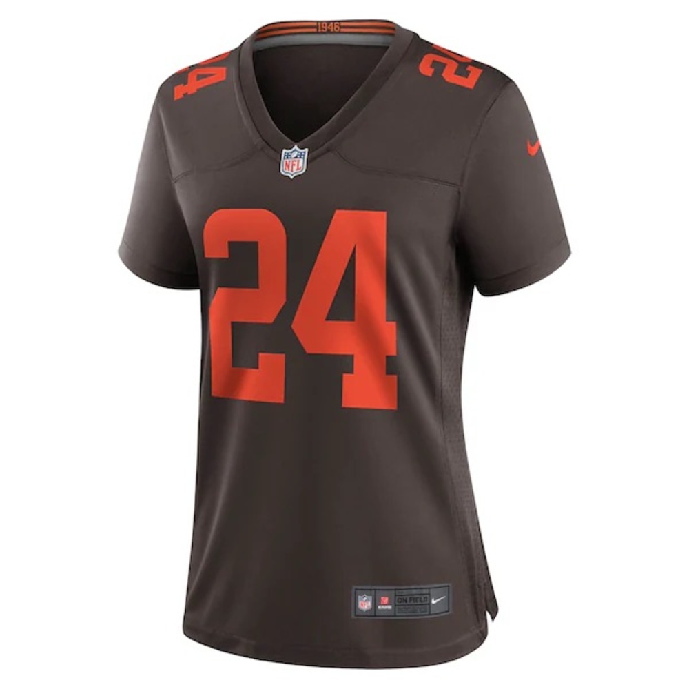 Nick Chubb Cleveland Browns Nike Women’s Alternate Game Jersey Brown Size L NW